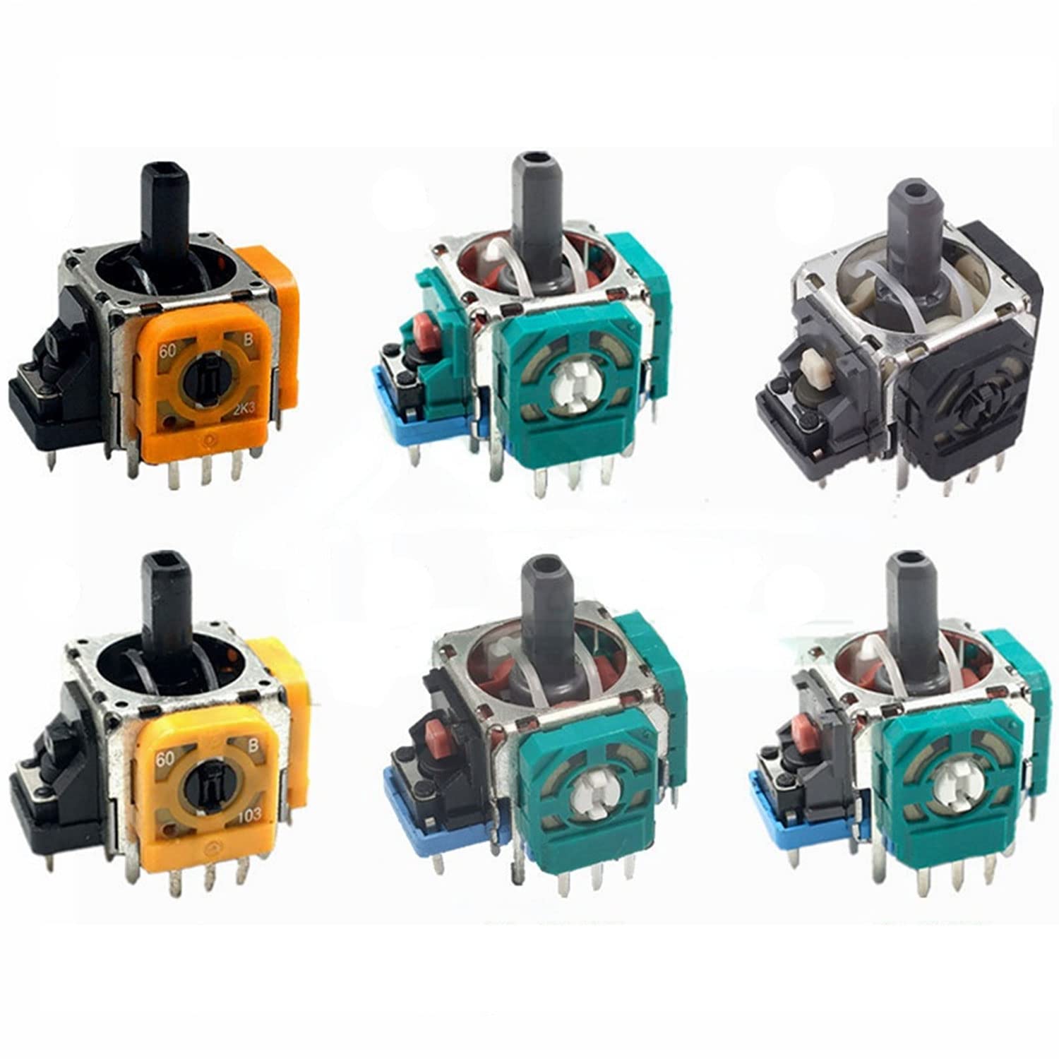 家具 PS3 Amazon.com: 120pcs Replacement 3Pin 3D Analog Stick Joystick